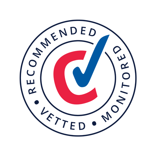 Checkatrade approved — recommended, vetted, monitored